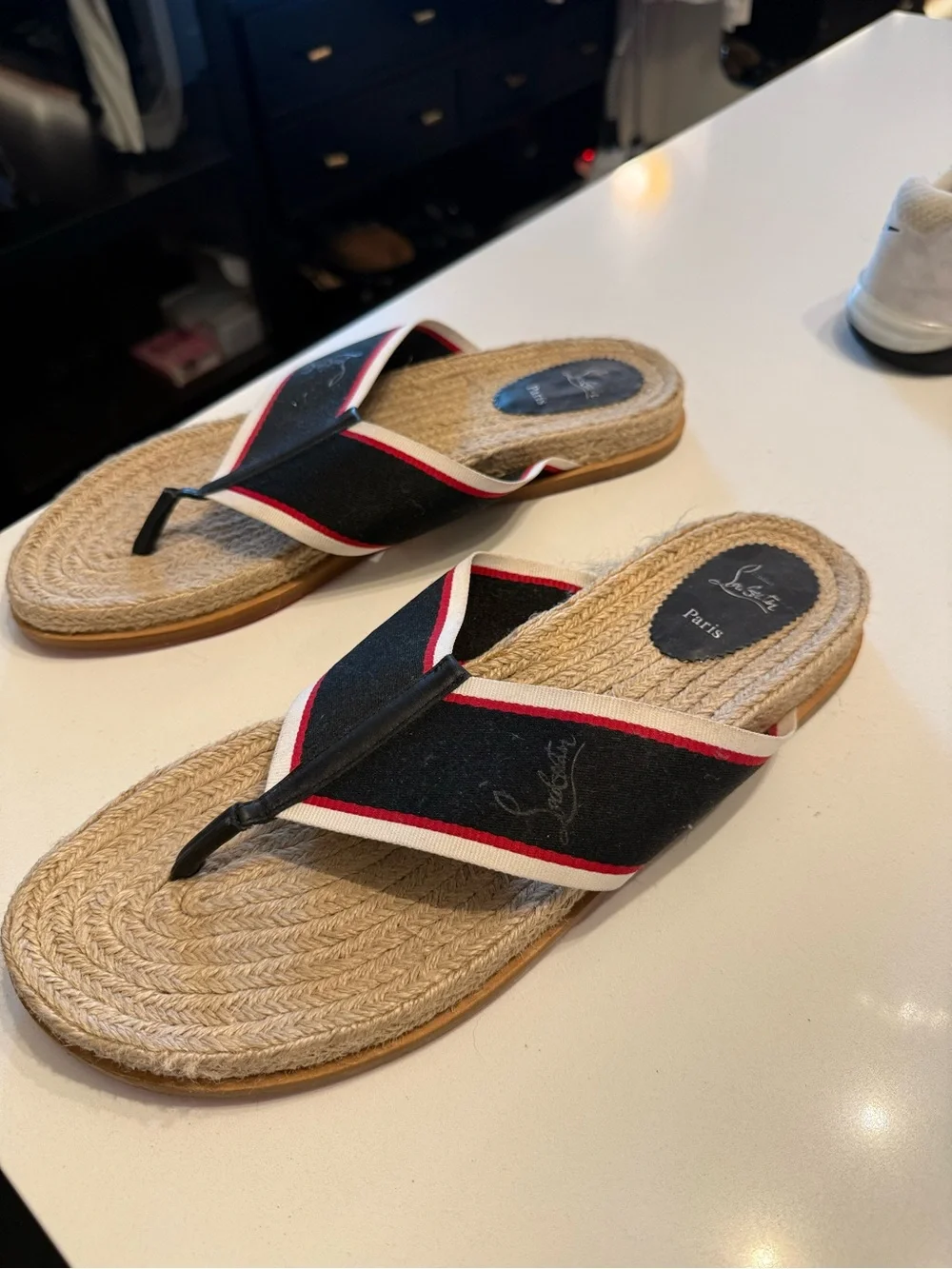 Christian Louboutin Hot Flip Slide Sandals Mens 45